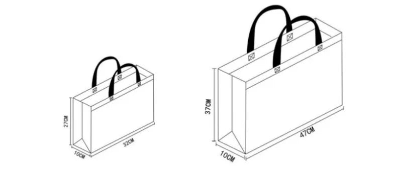 Christmas Gift Bags Santa Elk Snowflake Tote Bag Children's Gift Bags Thickened Non-woven Waterproof Bag Christmas Decoration