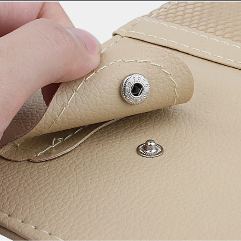 Car Sun Visor Bill Pen Business Card Holder CD DVD Organizer Storage Box Sunglasses Clip Stowing Tidying Car Accessories