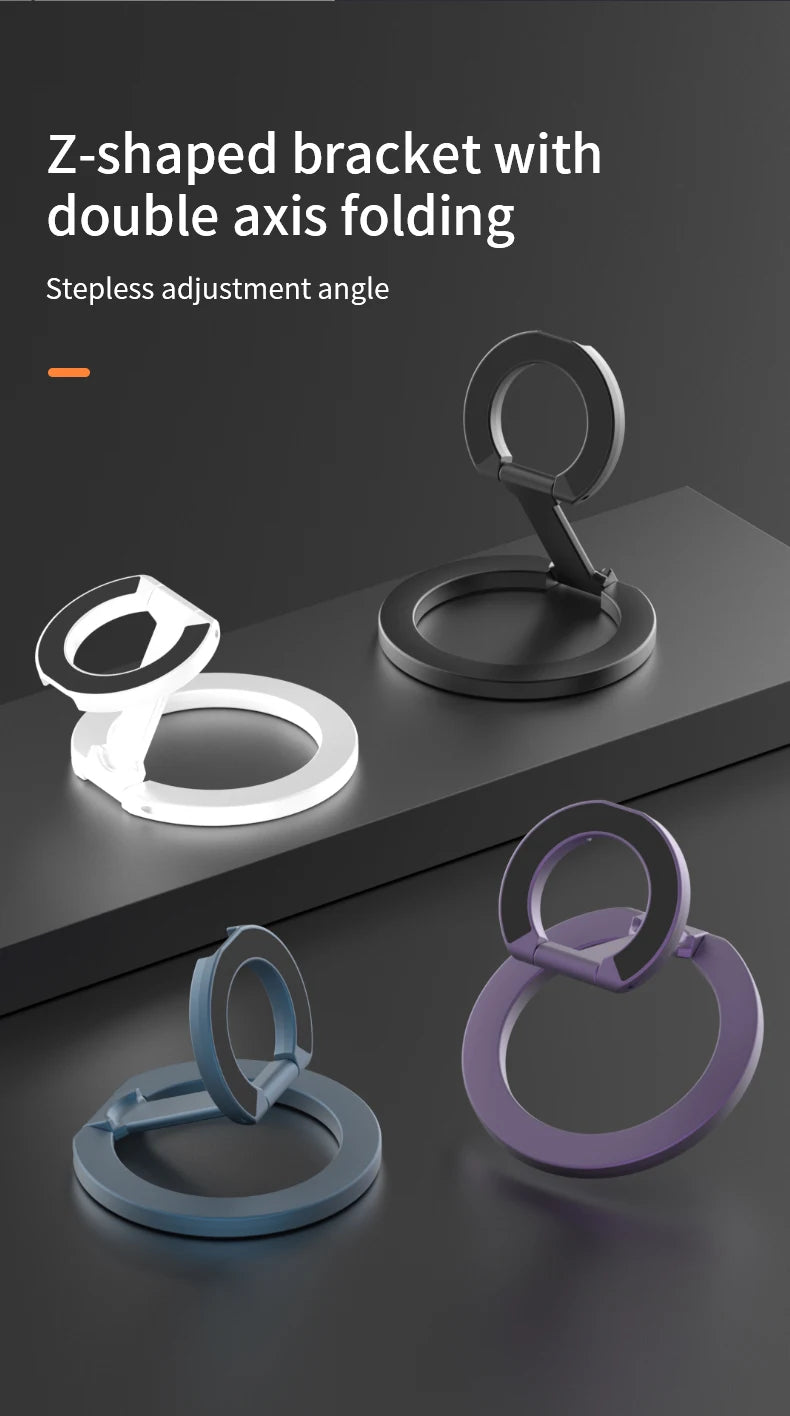 For MagSafe Double Sided Magnetic Phone Ring Holder Portable Folding Cellphones Stand Phone Accessories Support Bracket Grip Tok