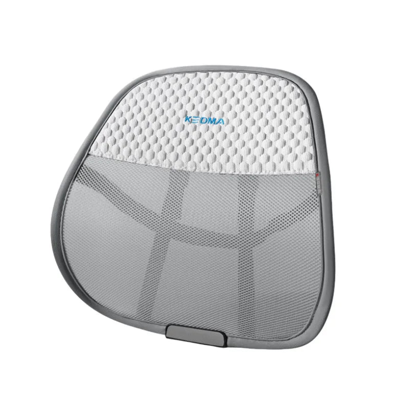 Car Chair Back Cusion Mesh Lumbar Anti-Fatigue Brace Elastic Cushion Massage Back Cushion Pad Support Summer Cool Breathable