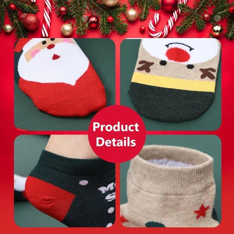 Xmas Socks Advents Calendar 2026 24 Day Countdown Christmas Socks Box Fun Colorful Unisex Socks Present for Men Women