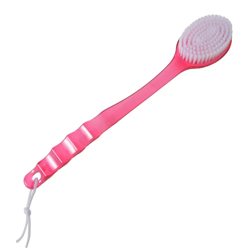 Long Handle Soft Bath Body Brush Back Shower Brushes With Handle Exfoliating Scrub Skin Massager Exfoliation Bathroom Brush