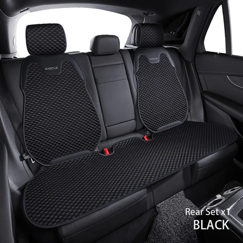 Universal Ice Silk Summer Car Seat Covers Breathable Car Seat Covers Full Set Sweat Absorption Auto Seat Cushion Car Accessories