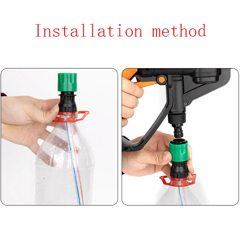 Lithium Battery Washer Gun With Coke Bottle High Pressure Washer Gun Hose Quick Connection Wash Car Cleaning Accessories