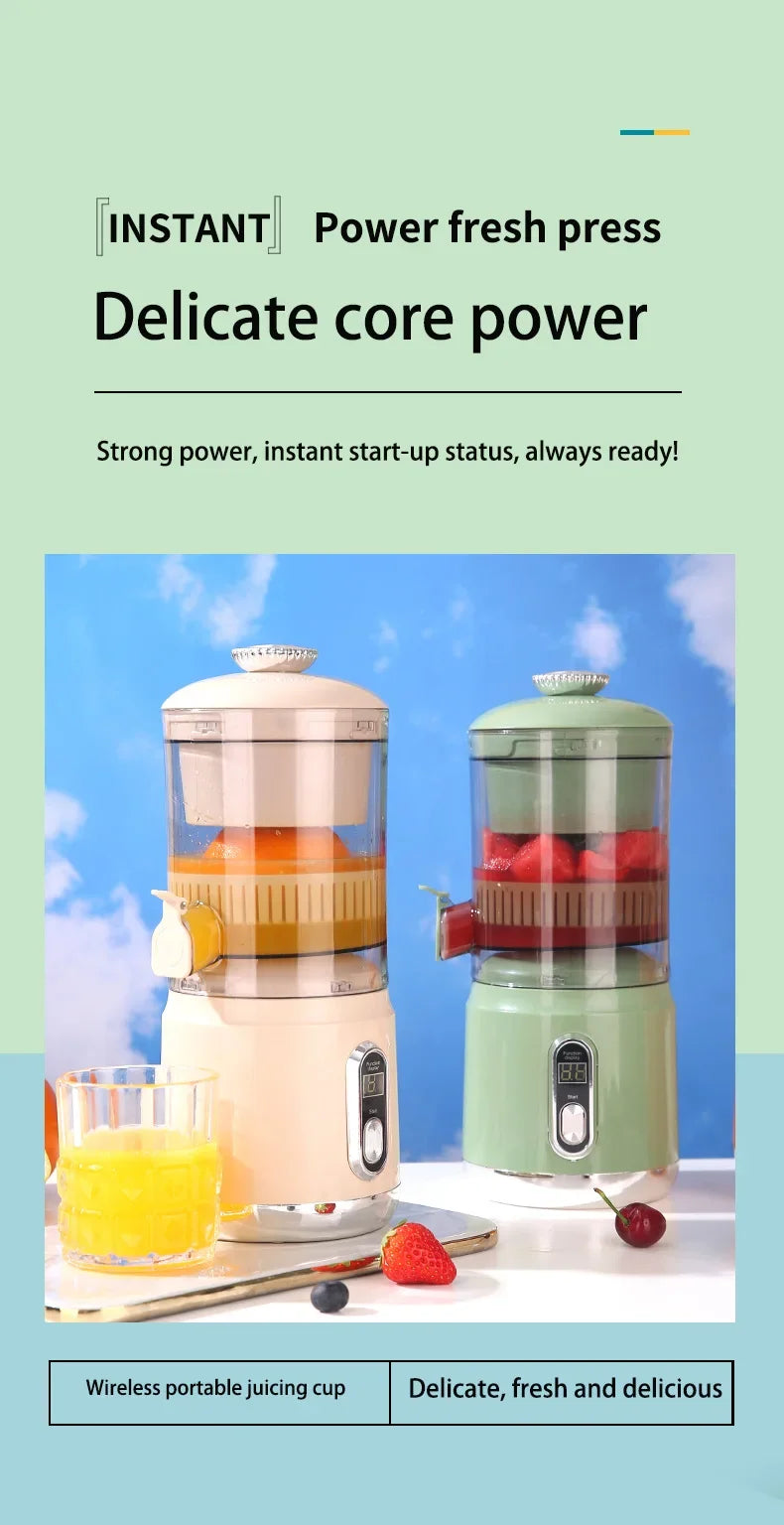Electric Orange Juicer Portable 600ml Original Citrus Fruit Juice Extractor
