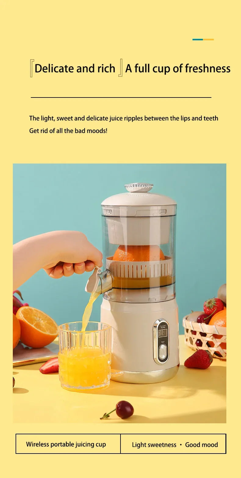 Electric Orange Juicer Portable 600ml Original Citrus Fruit Juice Extractor