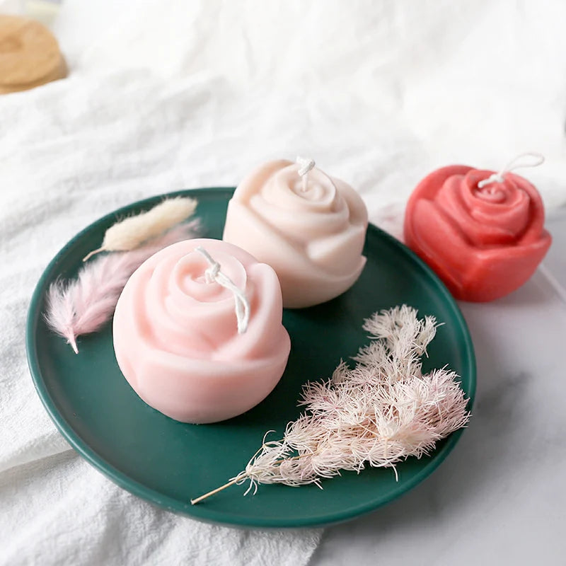 Valentine Day Flower Soft Silicone Rose Molds