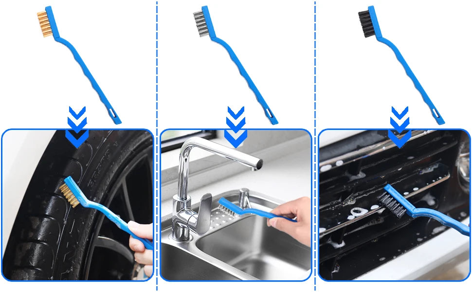 26Pcs Car Detailing Brush Set,Detailing Kit,  Detailing Brushes, Cleaning Kit, Windshield Cleaning Tool