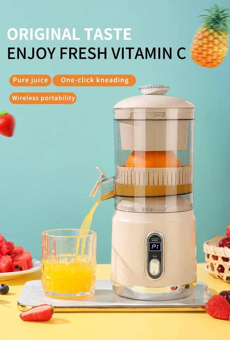 Electric Orange Juicer Portable 600ml Original Citrus Fruit Juice Extractor