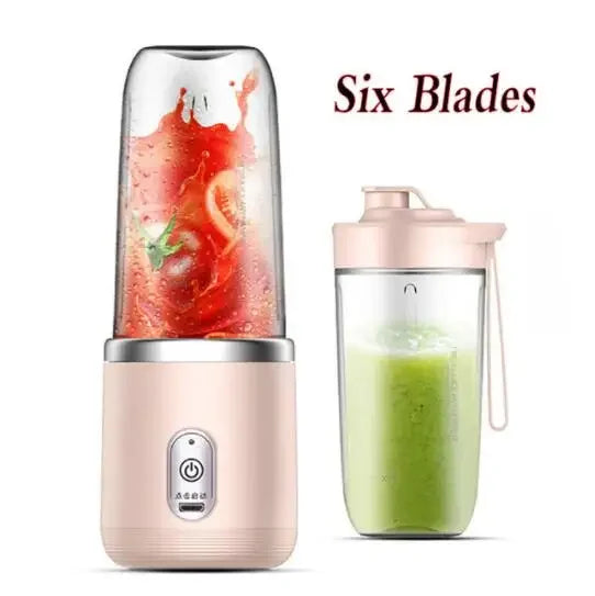 Multifunctional Double Cup Electric Fruit Juicer Portable Juicer Fruit Blender