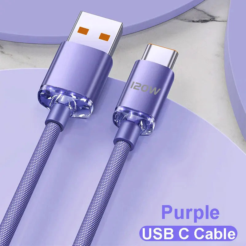 NNBILI 2024 NEW 120W USBA  To Type C To USBC Cable For iPhone 15 series PD Fast Charging USB C Data Cord For Xiaomi OPPO Samsung