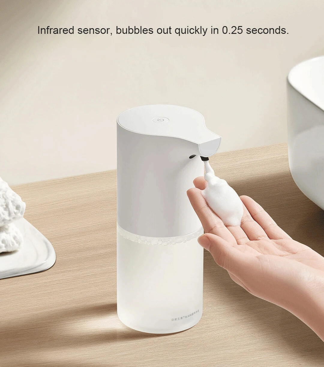 XIAOMI Mijia Soap Foam Dispenser 1S Automatic Induction Hand Washer USB Rechargeable Foaming Machine Home Appliance