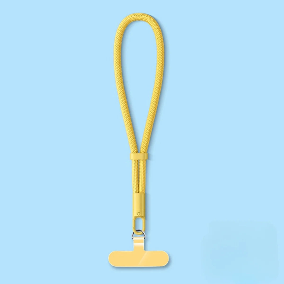 Universal Adjustable Mobile Phone Lanyard Short Wrist Strap with Self-locking Anti-drop Design Durable Polyester Phone Strap