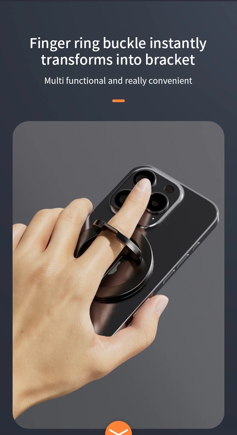 For MagSafe Double Sided Magnetic Phone Ring Holder Portable Folding Cellphones Stand Phone Accessories Support Bracket Grip Tok