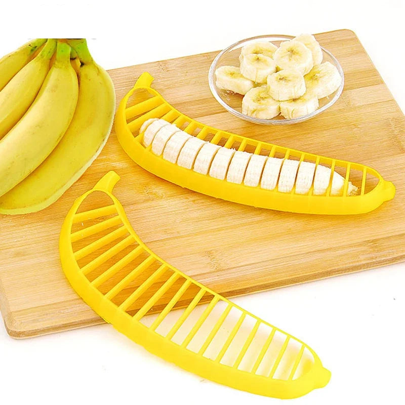 Creative banana slicer cutter for fruit banana knife fruit slicer fruit salad essential