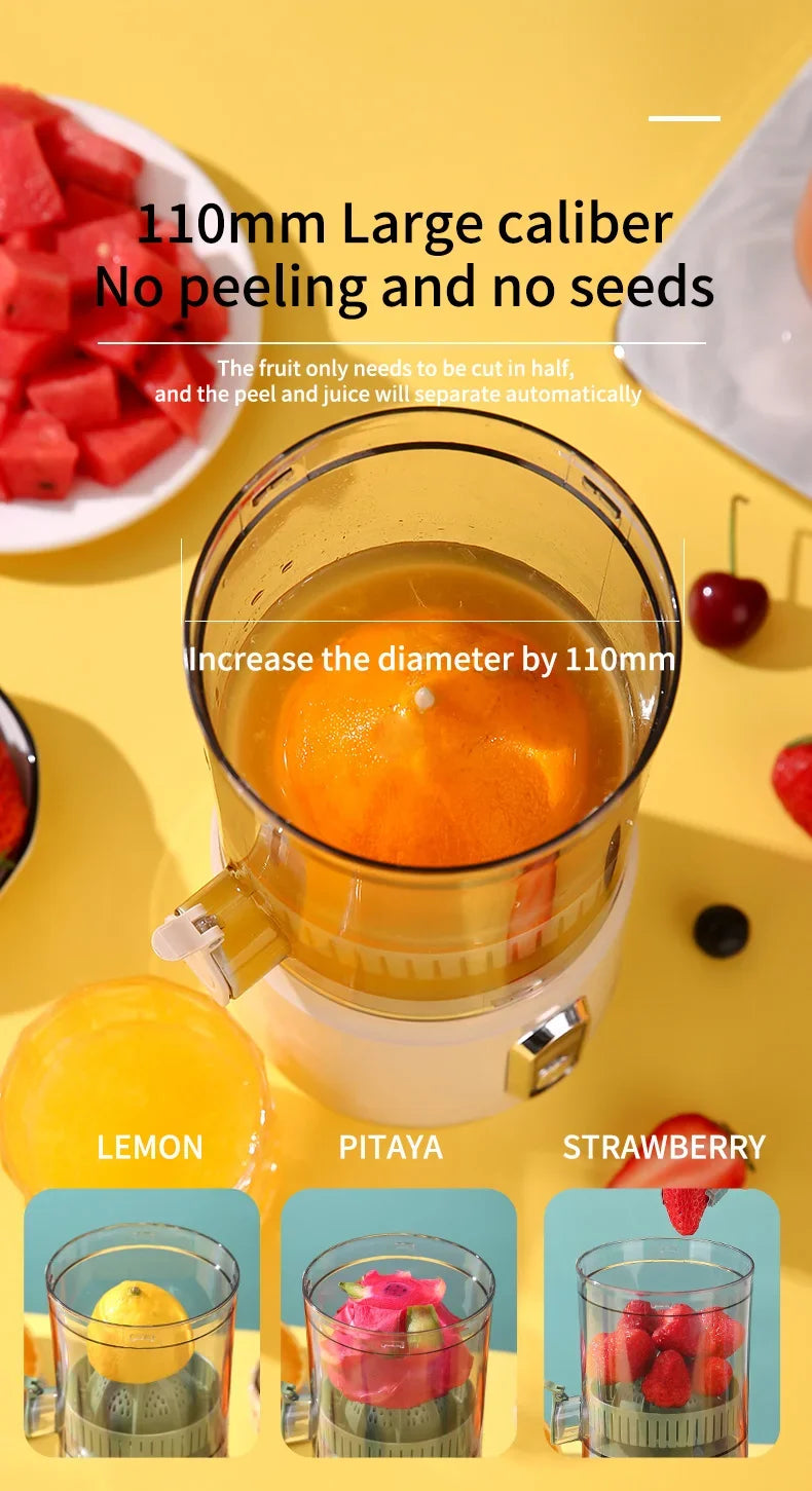 Electric Orange Juicer Portable 600ml Original Citrus Fruit Juice Extractor