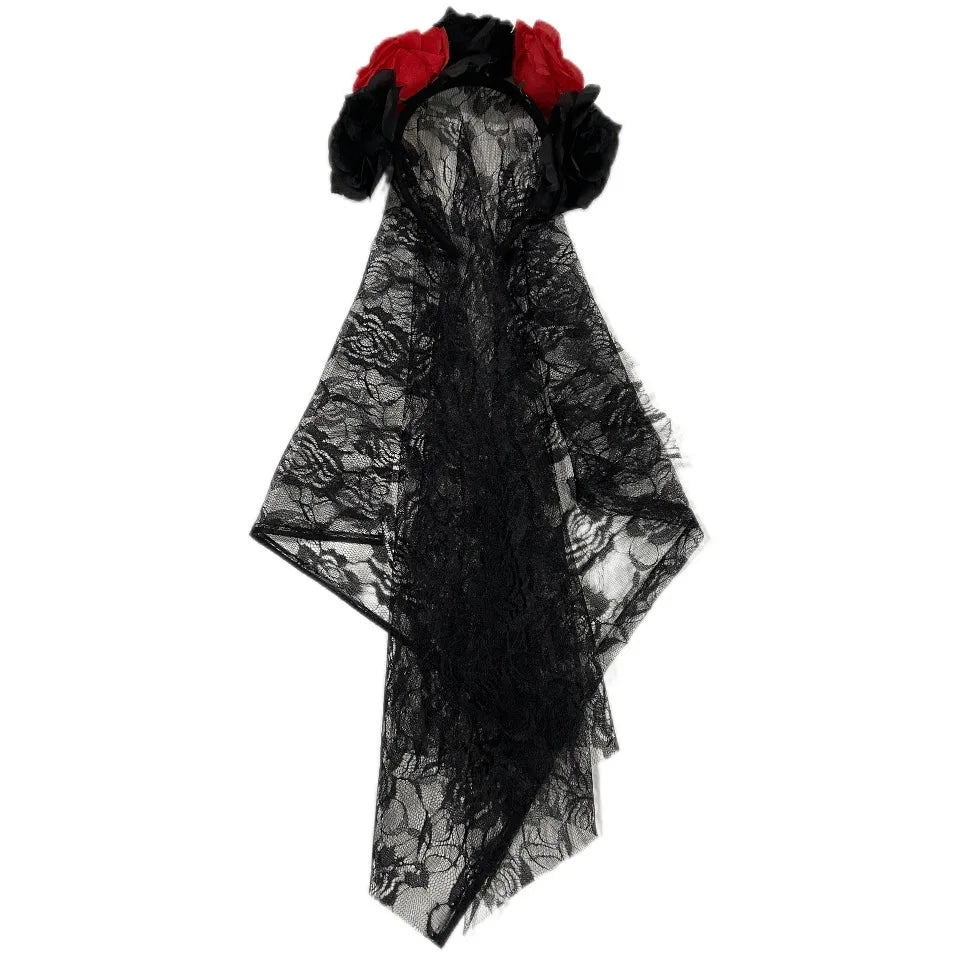 Kids Halloween Cosplay Vampire Costume Girl Black Tutu Dress Carnival Costumes for Kids Gothic Horror Clothes Halloween Gifts