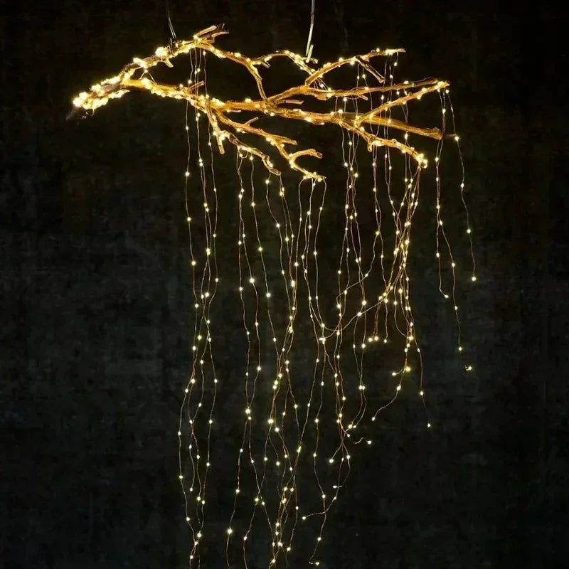 1 Set of Solar Light String OutdoOr Waterproof 8-mode Copper Wire, Fairy Tale Light, Christmas Light, Used for Outdoor Garden