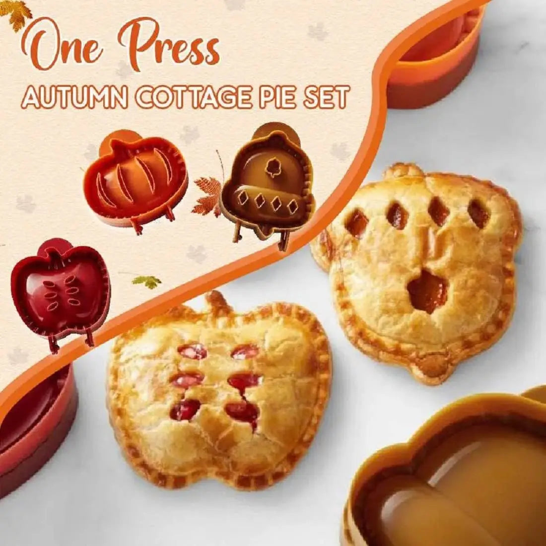 Fall Hand Pie Molds Set Mini Pie Mould