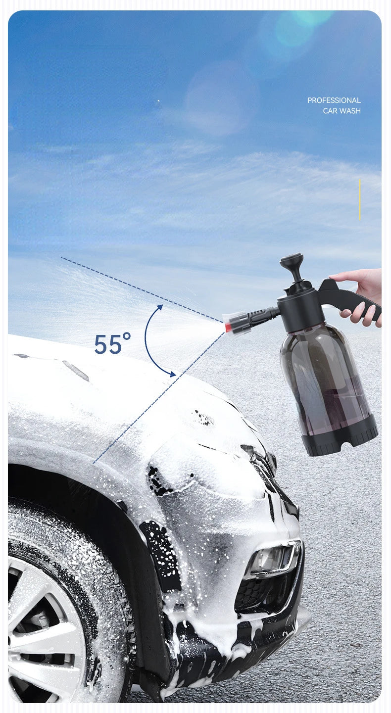 2L Multi-purpose Handheld Car Wash Foam Sprayer Auto Cleaning Tool for Cars Motorcycles Bikes