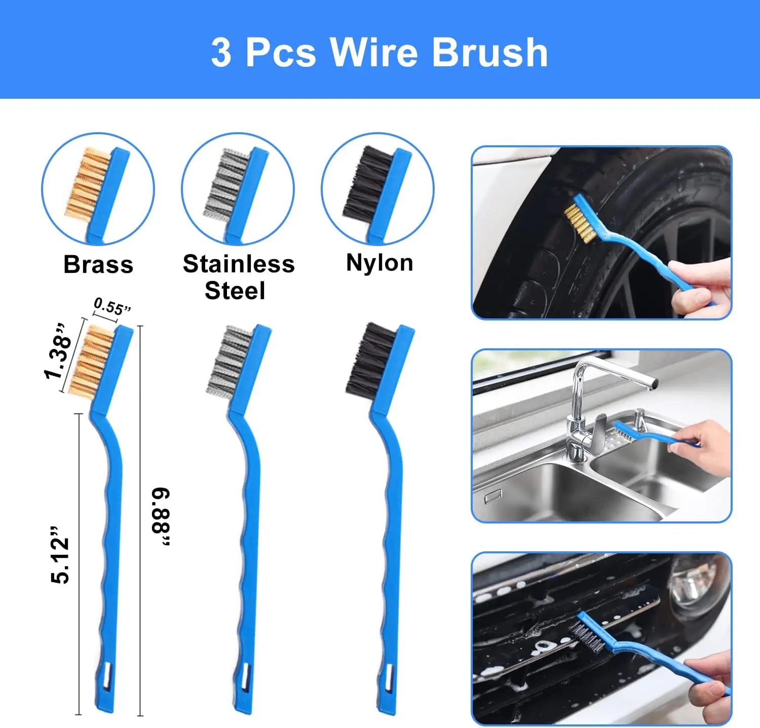 26Pcs Car Detailing Brush Set,Detailing Kit,  Detailing Brushes, Cleaning Kit, Windshield Cleaning Tool