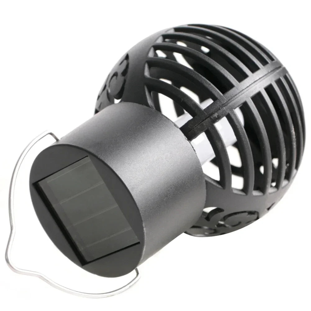 Solar LED Outdoor Flame Effect Hanging Lantern Out Waterproof Garden Decoration Lamp Solar Fairy Light For Patio Garden Yard