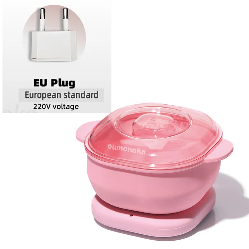 Silicone Depilatory Shaving Wax Heater  Machine for Depilation Professional Home Appliance SPA Paraffin Pot Foldable Wax Heater