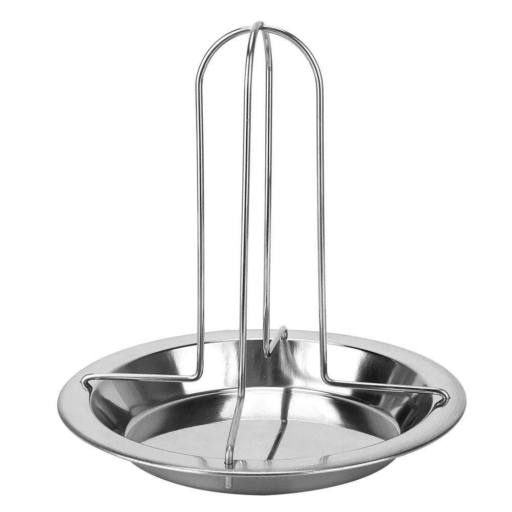 Chicken Roaster Rack Stainless Steel Roasting Grill Stand Kitchen Outdoor BBQ Tools Grilled Chicken Plate Grilling Tools