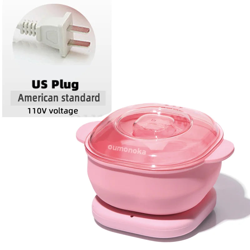 Silicone Depilatory Shaving Wax Heater  Machine for Depilation Professional Home Appliance SPA Paraffin Pot Foldable Wax Heater