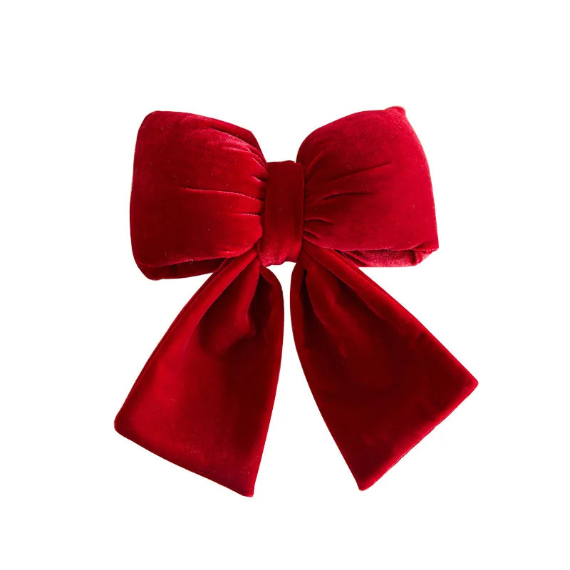 14-37CM Big Red Bow Christmas Decoration Hanging Christmas Tree Pendant for Home Decor New Year Party Supplies Gifts Ornament