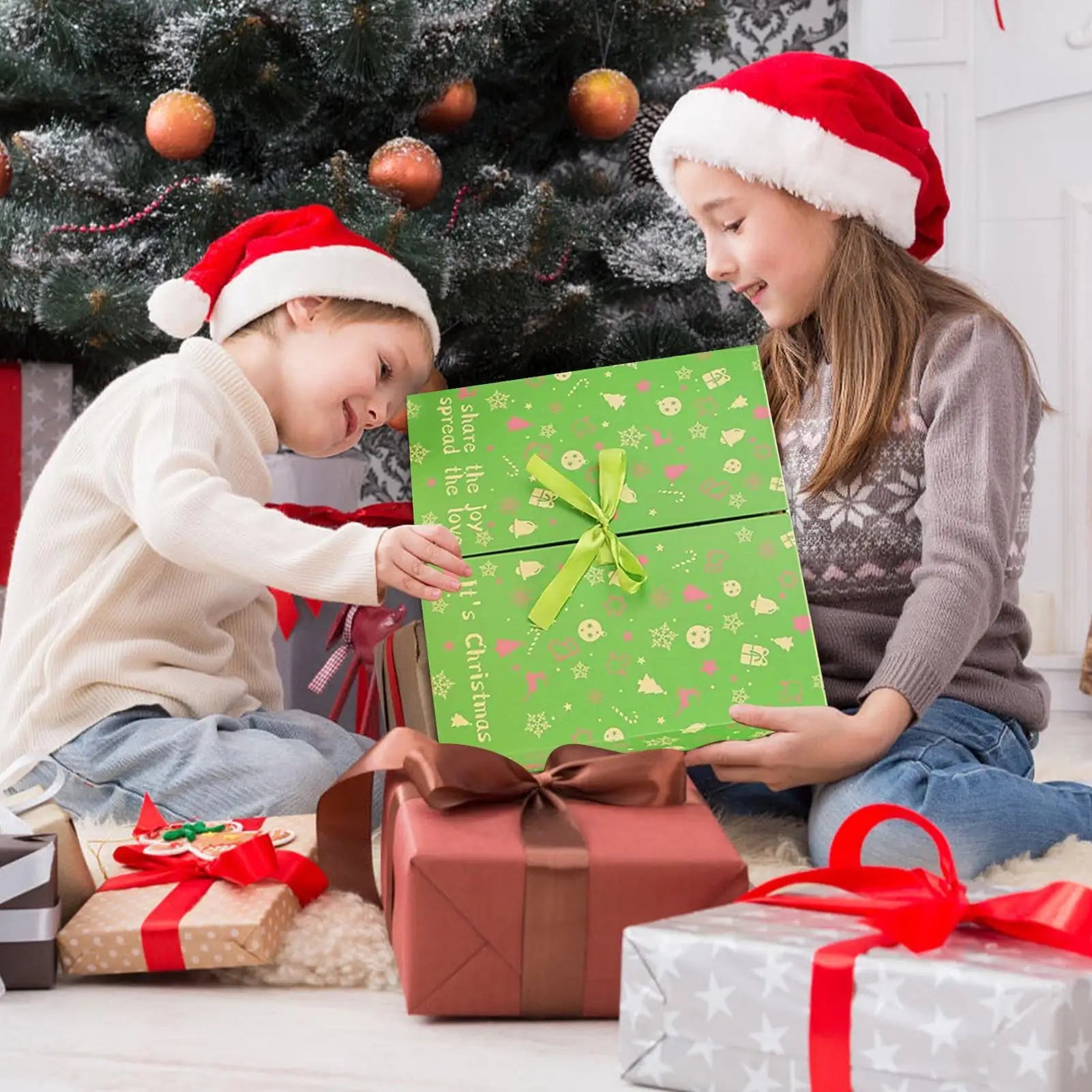 2025 Empty Advent Calendar Box 24 Days DIY Christmas Countdown Calendar Box Fillable Holiday Case for Candy Jewelry Small Gifts