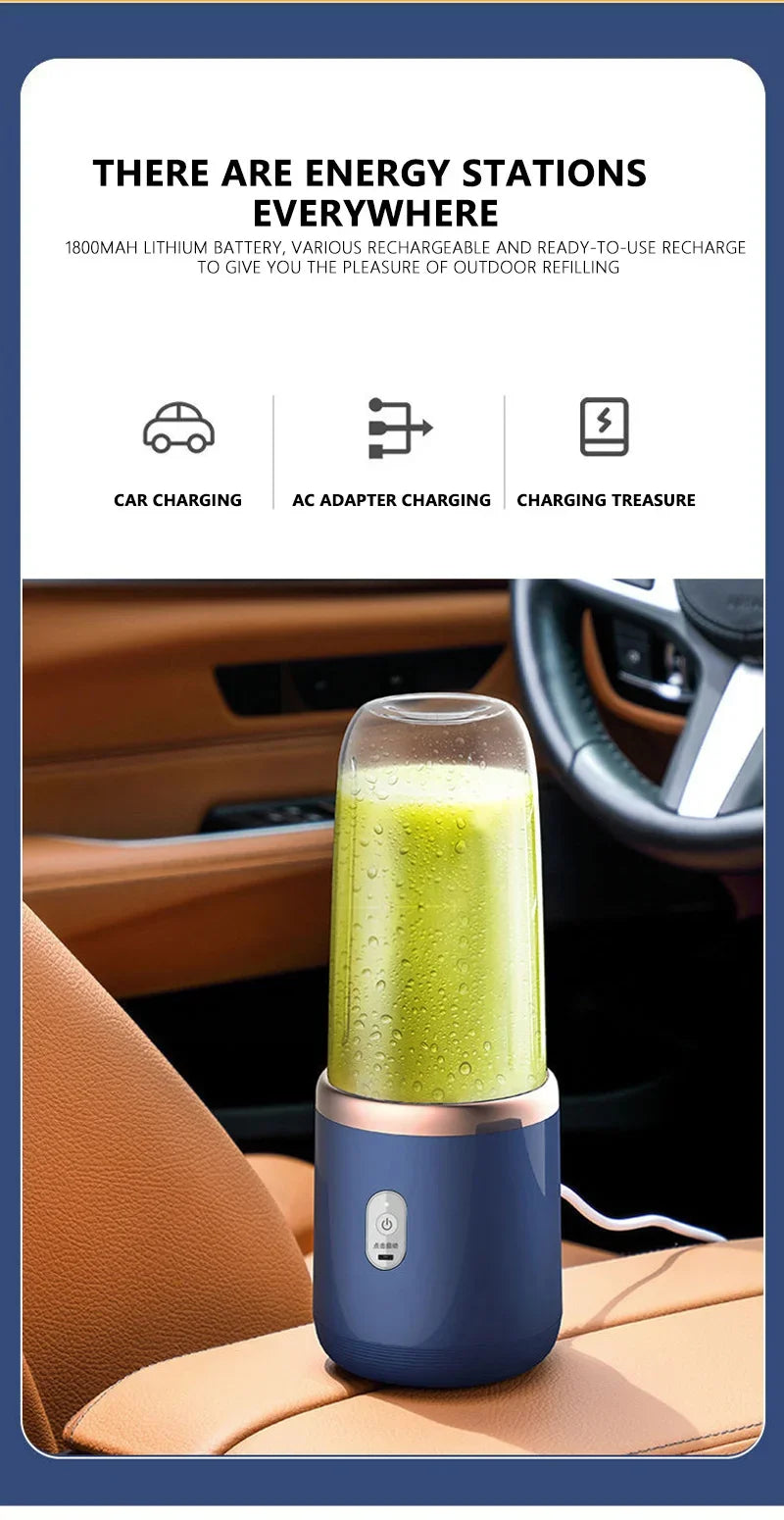 Multifunctional Double Cup Electric Fruit Juicer Portable Juicer Fruit Blender