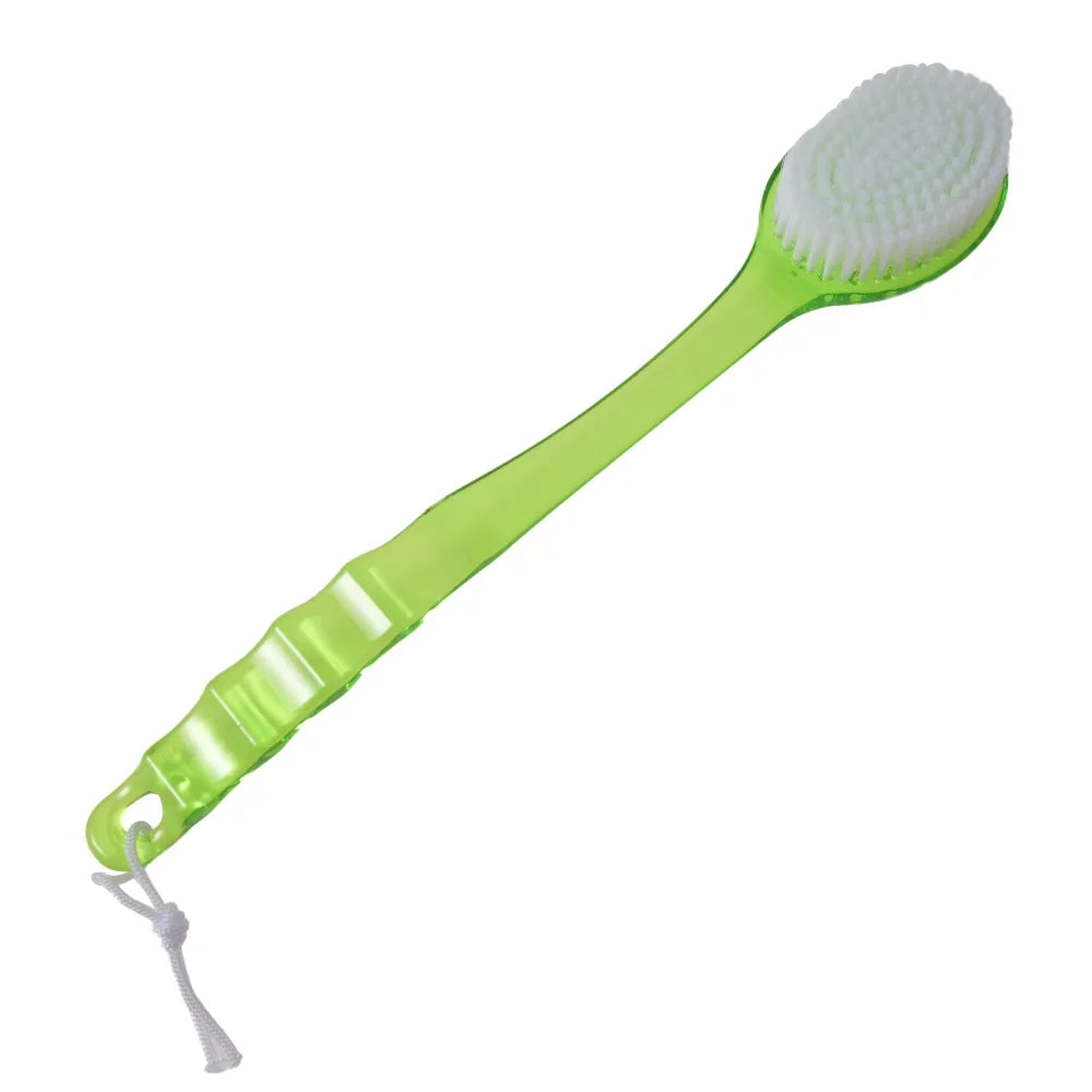 Long Handle Soft Bath Body Brush Back Shower Brushes With Handle Exfoliating Scrub Skin Massager Exfoliation Bathroom Brush