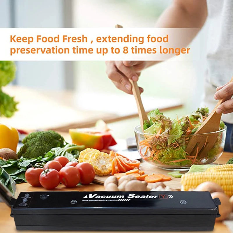 Vacuum Sealer Machine EU Plug Free Gift 10pcs Saver Bags