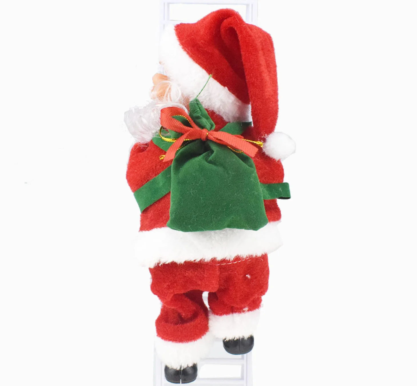 Funny Electric Santa Claus Climb Up and Down Climbing Santa With Light Music For Home Shop Xmas Wall Window Hanging Decor