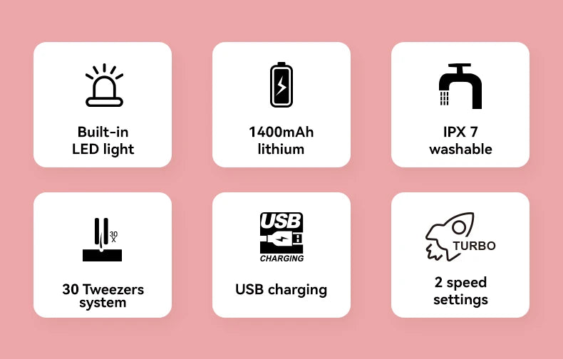 VGR Hair Trimmer Electric Epilator Hair Removal Personal Care Appliances Body Trimmer 5 IN 1 Waterproof Hair Remover Women V-759