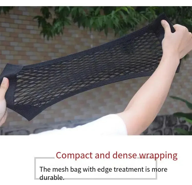 Car Back Rear Trunk Bag Organizer Mesh Net Auto Seat Back Storage Bag Pocket Universal Car Stowing Tidying Elastic String Net