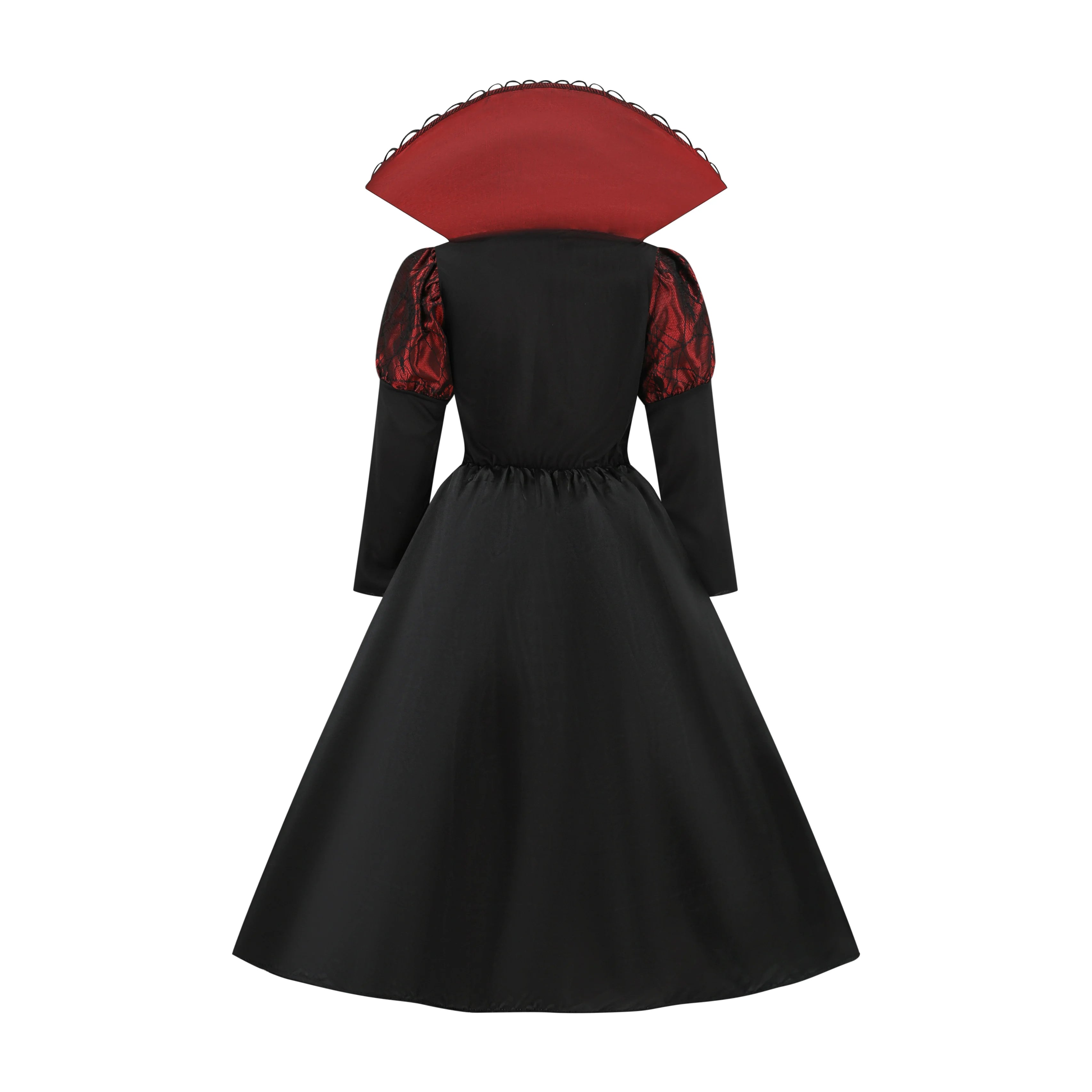 Halloween Fantasy Children's Costumes Ghost Bride Gothic Cosplay Girls Red Vampire Day of The Dead Kids Costumes for Boy Girl