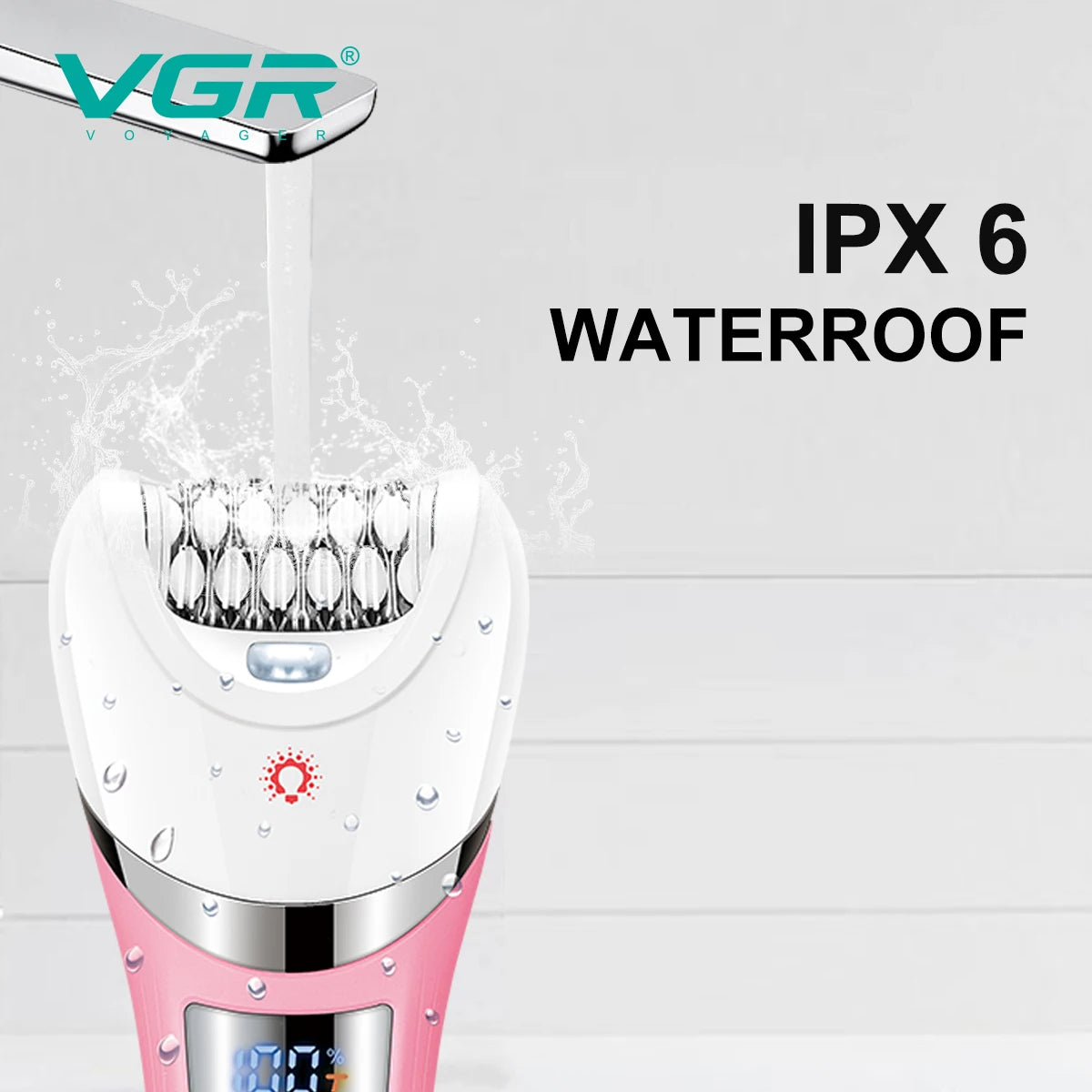VGR Hair Trimmer Electric Epilator Hair Removal Personal Care Appliances Body Trimmer 5 IN 1 Waterproof Hair Remover Women V-759