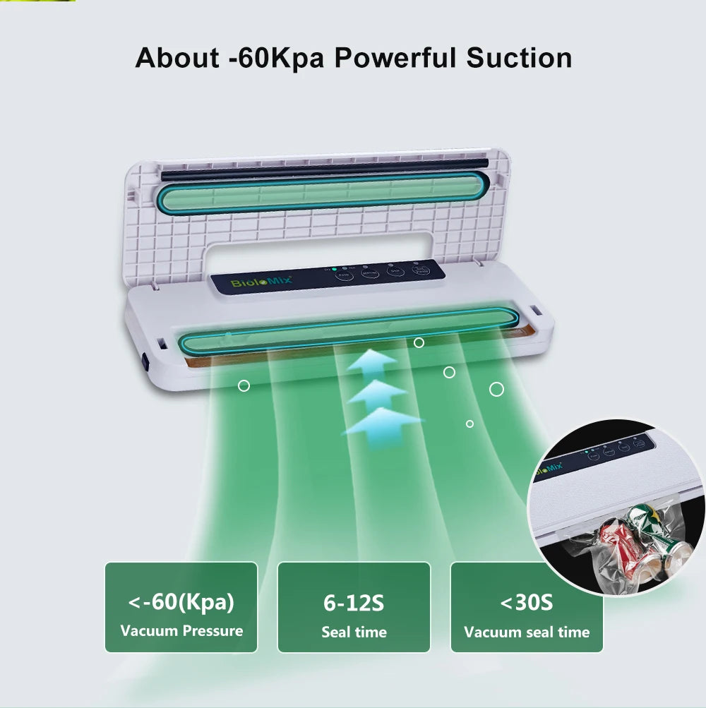 Automatic Food Vacuum Sealer Wet or Dry Food