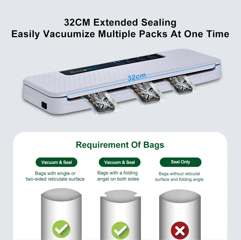 Automatic Food Vacuum Sealer Wet or Dry Food