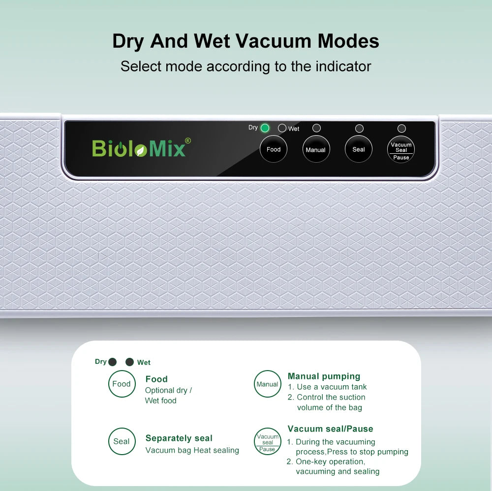 Automatic Food Vacuum Sealer Wet or Dry Food